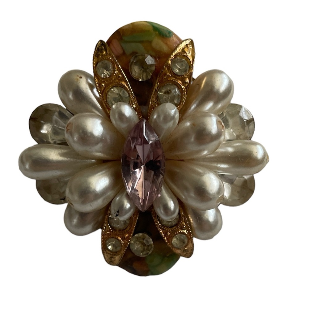 Vintage clip on earrings - Picture 3 of 4